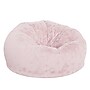 Flash Furniture Duncan Furry Oversized Refillable Bean Bag Chair, Blush (DGBEANLGFURBLS)~#|#~sp225451579_sc7
