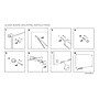 U Brands White Frosted Magnetic Glass Dry Erase Board, Frameless, 35" x 23" (2298U00-01)~#|#~sp22561535_sc7