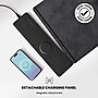 JOURNEY ALTI Wireless Charging Desk Mat, 26.8" x 14.6", Black (JWCDMBK)~#|#~sp225983987_sc7