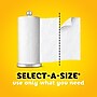 Bounty Essentials Select-A-Size Paper Towel, 2-Ply, White, 83 Sheets/Roll, 6 Big Rolls/Carton (74651)~#|#~sp22632668_sc7
