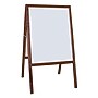 Flipside 2 Sided White Dry Erase/Black Chalkboard, Stained Wood, 24"W x 42"H (FLP31210)~#|#~sp22665982_sc7