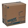 Brawny Professional D400 Durable Fibers Cleaning Wipers, 12.5" x 13", White, 18/Carton (20023)~#|#~sp22670347_sc7