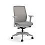 ASAP Allsteel Lyric Upholstered Seat/Mesh Back Work Chair, Frost/Platinum, 2D Adjustable Arms (CSW-MHHNO.T.T.LT.2.H.AM23.CU22.N)~#|#~sp22719590_sc7