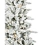 Fraser Hill Farm 9 ft. Slim Mountain Pine Flocked Pre-Lit Artificial Christmas Tree, 650 Lights (FFMPS090-5SN)	~#|#~sp227532038_sc7