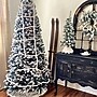 Fraser Hill Farm 9 ft. Flocked Alaskan Pine Pre-Lit Artificial Christmas Tree, 900 Lights (FFAF090-3SN)	~#|#~sp227533827_sc7