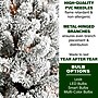 Fraser Hill Farm 12 ft. Flocked Alaskan Pine Pre-Lit Artificial Christmas Tree, 1700 Lights (FFAF012-3SN)	~#|#~sp227539687_sc7