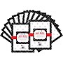 Barker Creek Dots Computer Paper, 8.5" x 11", 60 lbs., Black/White, 100 Sheets/Pack (BC3609)~#|#~sp22804104_sc7