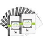 Barker Creek Chevron Computer Paper, 8.5" x 11", 60 lbs., Black, 100 Sheets/Pack (BC3622)~#|#~sp22804128_sc7