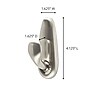 Command  Large Metal Hook, 5 lb., Brushed Nickel (FC13-BN-AWES)~#|#~F0DF0C64-B9E6-4BA1-A4ABECF78EFC6790_sc7