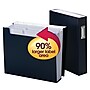 Smead SuperTab Bookshelf Organizer, 6 Pockets, Letter Size, Monaco Blue (70867)~#|#~sp23134854_sc7