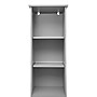 Flash Furniture Vega 70" Linen Tower Storage Cabinet with 5 Shelves, Gray (FSVEGABATH2GY)~#|#~sp234124864_sc7