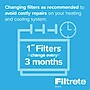 Filtrete High Performance 20" x 30" x 1" Pleated Air Filter, MERV 13, 4/Carton (1900 MPR)~#|#~sp235014608_sc7