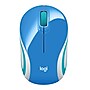 Logitech M187 Wireless Ambidextrous Optical USB Mouse, Palace Blue (910-005360)~#|#~sp23537887_sc7