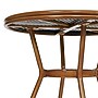 Flash Furniture Lourdes Indoor/Outdoor French Bistro Table with 2 Stack Chairs, Black/White, 3/Set (SDA64280202ABWN)~#|#~sp236298928_sc7
