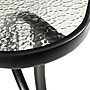 Flash Furniture Tory Commercial Grade Rectangular Patio Table with Umbrella Hole, Black (TLHSC094LBLK)~#|#~sp236299075_sc7