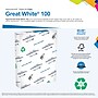 Hammermill Great White 8.5" x 11" Copy Paper, 20 lbs., 92 Brightness, 500 Sheets/Ream (86790)~#|#~sp23665663_sc7