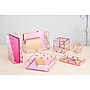 Deflecto® Desklarity™ Pencil Cup, Precisely Pineapple, Pink/Metallic Gold, 4-1/2" x 3" x 3" (DEF-41690)~#|#~sp23666490_sc7