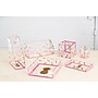 Deflecto® Desklarity™ Pencil Cup, Precisely Pineapple, Pink/Metallic Gold, 4-1/2" x 3" x 3" (DEF-41690)~#|#~sp23666491_sc7