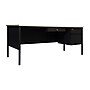Flash Furniture Cambridge 70"W Single Pedestal Desk, White Oak/Black (GCMBLK177WOK)~#|#~sp238248333_sc7