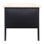 Flash Furniture Cambridge 70"W Single Pedestal Desk, White Oak/Black (GCMBLK177WOK)~#|#~sp238248345_sc7