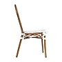 Flash Furniture Lourdes Indoor/Outdoor French Bistro Stacking Chair, White/Gray/Natural, 4/Pack (4SDA6422SWGYN)~#|#~sp238329440_sc7