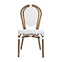 Flash Furniture Lourdes Indoor/Outdoor French Bistro Stacking Chair, White/Gray/Natural, 4/Pack (4SDA6422SWGYN)~#|#~sp238329442_sc7