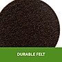 Scotch Round Felt Pads, 1", Brown, 32/Pack (SP822-NA)~#|#~sp238846451_sc7