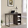 Z-Line Sloane Single Pedestal Desk, Graphite (SP0400-1DU)~#|#~sp23947136_sc7