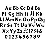 Barker Creek Gold & Black Tie Affair  4" Letters and Numbers, Multicolored, 510/Pack (4426)~#|#~sp241540097_sc7