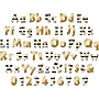 Barker Creek Gold & Black Tie Affair  4" Letters and Numbers, Multicolored, 510/Pack (4426)~#|#~sp241540098_sc7