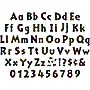 Barker Creek Rainbow Chalk, Happy, Over the Rainbow, Kai Ola, Neon  4" Letters and Numbers, Multicolored, 1209/Pack (4429)~#|#~sp241540115_sc7