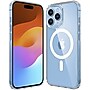 SaharaCase Hybrid-Flex Hard Shell Case with Tempered Glass Screen, Camera Protector for iPhone 15 Pro, Clear  (CP459ZD126ZD131)~#|#~sp242552186_sc7