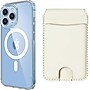 SaharaCase Hybrid-Flex Hard Shell Case with Tempered Glass Screen, Camera Protector for iPhone 15 Pro, Clear (CP459ZD126ZD131)~#|#~sp242552238_sc7