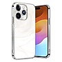 SaharaCase Hybrid-Flex Hard Shell Case with Tempered Glass Screen, Camera Protector for iPhone 15 Pro, Clear (CP459ZD126ZD131)~#|#~sp242552366_sc7