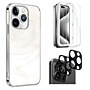 SaharaCase Hybrid-Flex Hard Shell Case with Tempered Glass Screen, Camera Protector for iPhone 15 Pro, Clear (CP459ZD126ZD131)~#|#~sp242552372_sc7