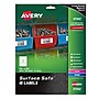 Avery Surface Safe Laser/Inkjet ID Labels, 1 5/8" x 3 5/8", White, 12 Labels/Sheet, 25 Sheets/Pack, 300 Labels/Pack (61502)~#|#~sp24273021_sc7
