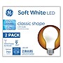 GE Classic 8 Watts Soft White LED Commercial Bulb, 2/Pack (93105686)~#|#~sp243128072_sc7