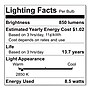 GE Reveal HD+ 8.5 Watts White LED Commercial Bulb, 4/Pack (93127795)~#|#~sp243128119_sc7