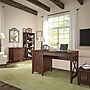 Bush Furniture Key West 66"H 5-Shelf Bookcase with Adjustable Shelves, Bing Cherry Laminate (KWB132BC-03)~#|#~sp24344816_sc7