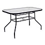 Flash Furniture Brazos Patio Dining Set with Glass Patio Table and 4 Chairs, Navy, 5 Piece/Set (FV120B303CNV)~#|#~sp243792041_sc7