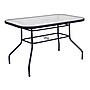 Flash Furniture Brazos Patio Dining Set with Glass Patio Table and 4 Chairs, Navy, 5 Piece/Set (FV120B303CNV)~#|#~sp243792044_sc7