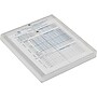 AbilityOne SKILCRAFT String Close Poly Booklet Envelope Jackets, Booklet, Letter, String Tie, Polypropylene, 5/Pack, Clear~#|#~sp24448176_sc7