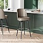 Flash Furniture James Traditional Vinyl Full Back Barstool, Beige (XUF125BEIGE)~#|#~sp245676939_sc7
