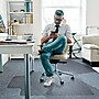 Floortex Cleartex Ultimat Carpet Chair Mat with Lip, 48" x 53", Designed for Medium-Pile Carpet, Clear Polycarbonate (1113427LR)~#|#~sp245876144_sc7