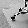 Floortex Cleartex Ultimat Carpet Chair Mat with Lip, 48" x 53", Designed for Medium-Pile Carpet, Clear Polycarbonate (1113427LR)~#|#~sp245876145_sc7