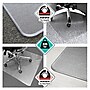 Floortex Cleartex Megamat Carpet & Hard Floor Chair Mat, 35" x 47", Clear Polycarbonate (FCM12895ER)~#|#~sp245876158_sc7