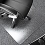 Floortex Ultimat Cleartex Carpet Chair Mat, 48" x 79", Designed for Medium-Pile Carpet, Clear Polycarbonate (1120023ER)~#|#~sp245876287_sc7