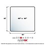 Floortex Ultimat Cleartex Hard Floor Chair Mat, 48" x 48", Clear Polycarbonate (1212119ER)~#|#~sp245876401_sc7