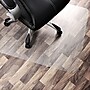 Floortex Cleartex Unomat Hard Floor and Carpet Tiles Chair Mat, 48" x 60", Clear Polycarbonate (1215020ERA)~#|#~sp245876434_sc7