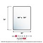 Floortex Cleartex Ultimat Carpet Chair Mat, 60" x 79", Clear Polycarbonate (FR1115020023ER)~#|#~sp245876557_sc7